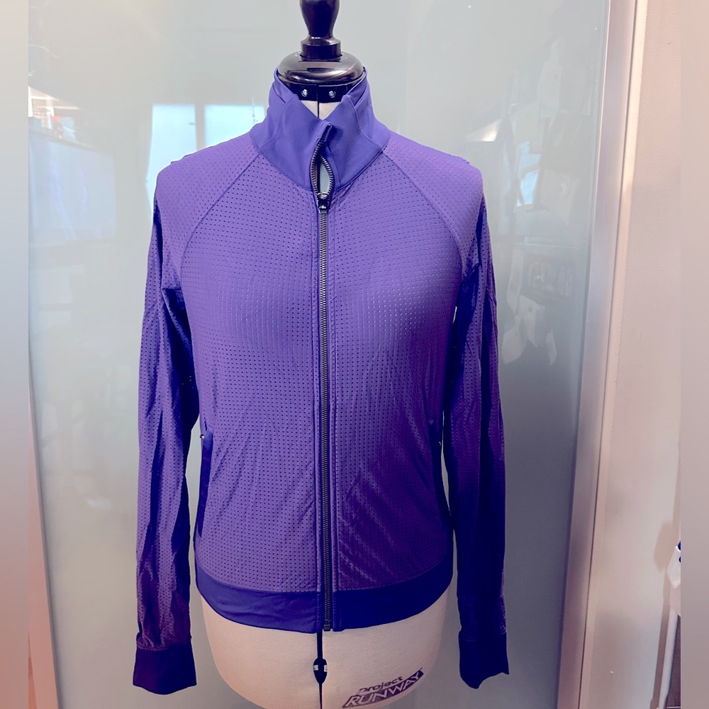 Purple Lululemon Perforated Jacket